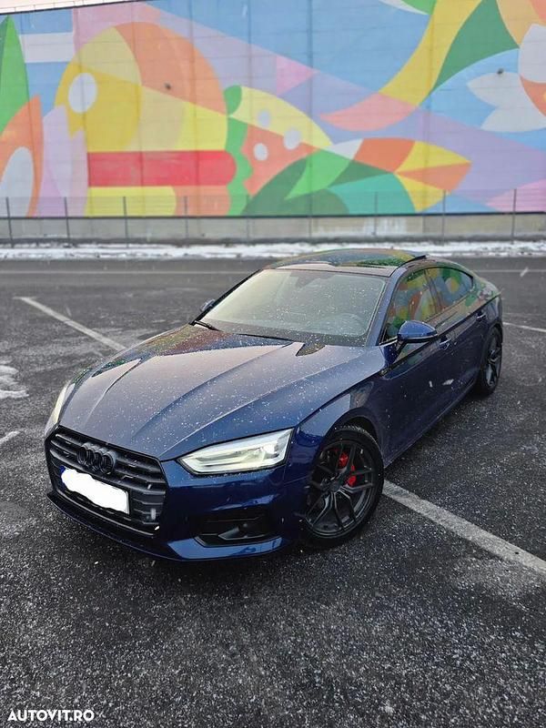 Culoarealbastru Second-hand 2018 Audi A5 Berlinǎ | 22.000 EUR (Scump) - Imagine 1/4
