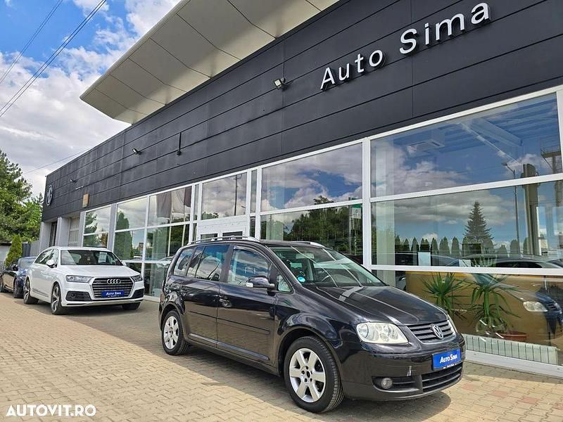 Negru Utilizat 2004 VW Touran Comfortline Monovolum | 3.490 EUR (Preț OK) - Imagine 1/4