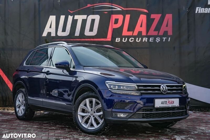 Albastru Utilizat 2019 VW Tiguan Highline SUV | 22.590 EUR (Preț OK) - Imagine 1/4
