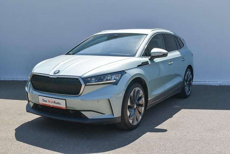 Gri mediu normal Utilizat 2021 Skoda Enyaq iV SUV | 26.900 EUR (Scump) - Imagine 1/4