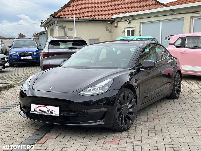 Culoarenegru Utilizat 2021 Tesla Model 3 Performance Berlinǎ | 31.290 EUR (Preț OK) - Imagine 1/4