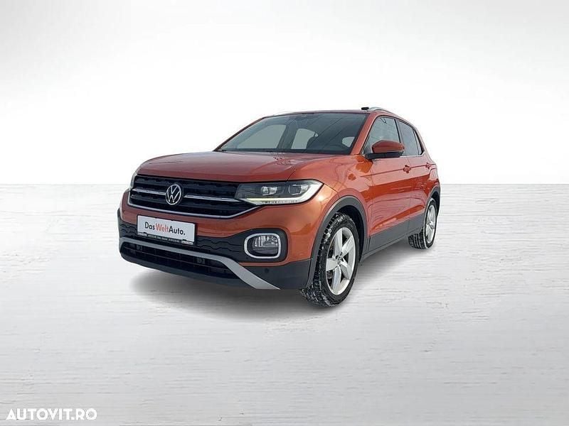 Portocaliu mediu normal Second-hand 2022 VW T-Cross Style SUV | 14.050 EUR (Preț OK) - Imagine 1/4