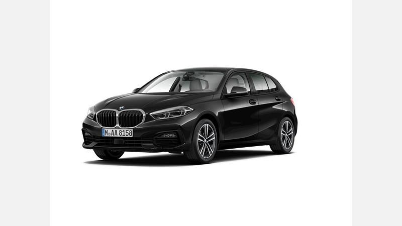 Black sapphire metallic metalizat Utilizat 2021 BMW 116 Advantage Hatchback | 21.756 EUR (Preț OK) - Imagine 1/4