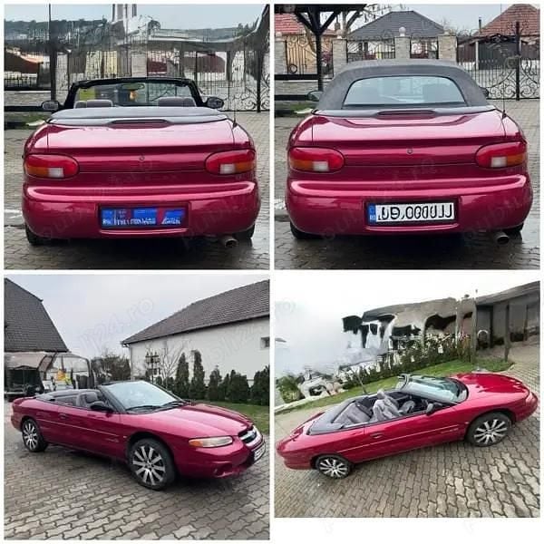 Second-hand Chrysler Stratus 131 CP (96 kW) 1997 Rosu