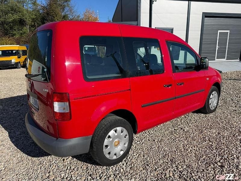 Second-hand VW Caddy 100 CP (73 kW) 2007 Roșu Monovolum