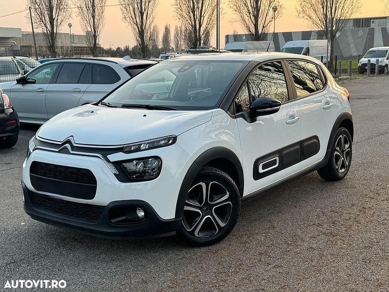Culoarealb Utilizat 2021 Citroën C3 PureTech Hatchback | 9.900 EUR (Puțin scump) - Imagine 1/4