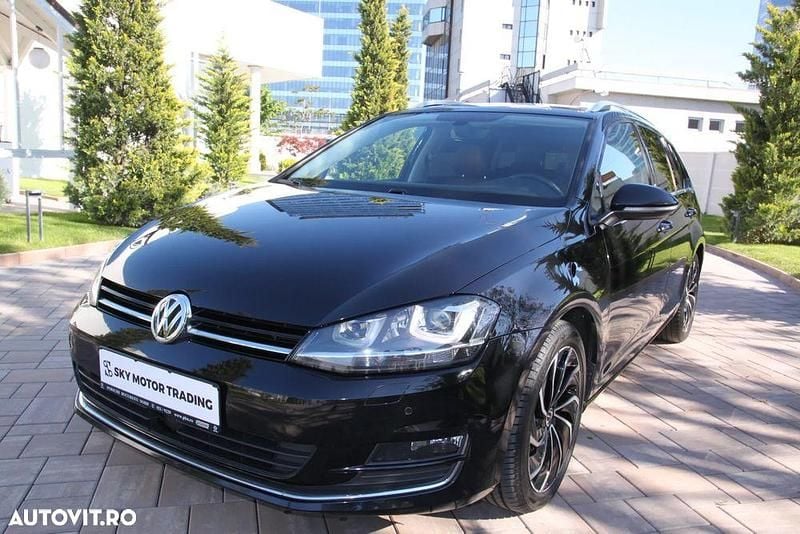 Negru Utilizat 2017 VW Golf VII Highline Break | 13.480 EUR (Puțin scump) - Imagine 1/4