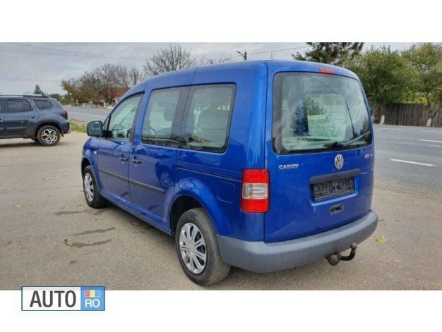 Second-hand VW Caddy 105 CP (77 kW) 2006 Albastru marin metalizat Monovolum