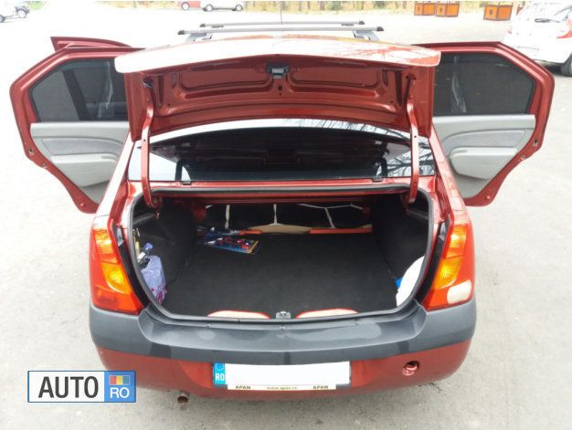 Rosu metalizat Utilizat 2006 Dacia Logan Berlinǎ | 2.499 EUR (Puțin scump) - Imagine 1/4