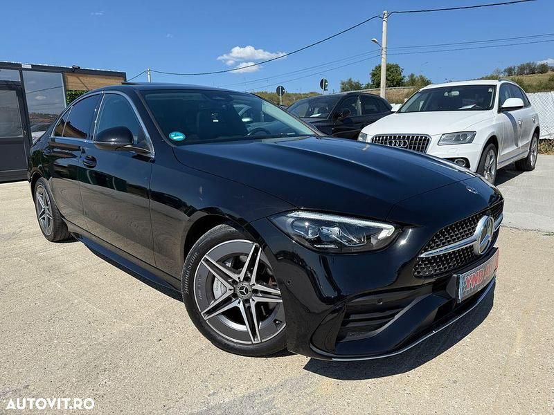 Negru Utilizat 2022 Mercedes C180 AMG line Berlinǎ | 35.990 EUR (Scump) - Imagine 1/4