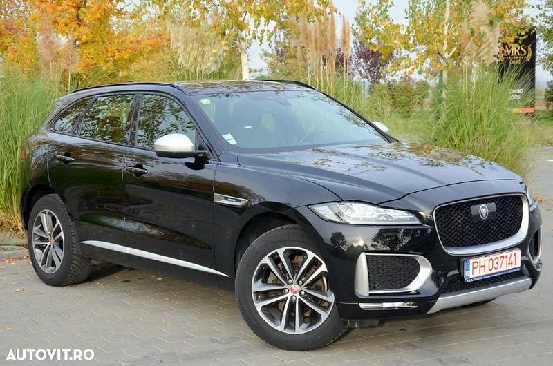 Second-hand Jaguar F-Pace R-Sport 180 CP (132 kW) 2019 Culoarenegru SUV