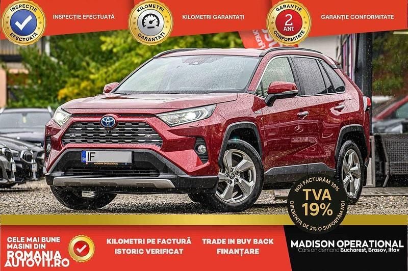 Culoarerosu Utilizat 2019 Toyota RAV4 Hybrid Luxury SUV | 28.950 EUR (Preț OK) - Imagine 1/4