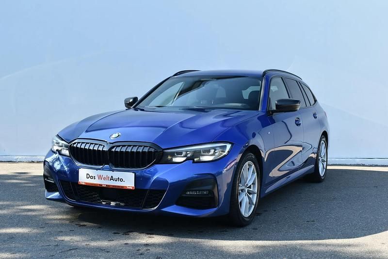 Albastru Utilizat 2021 BMW 320 M Sport Break | 21.899 EUR (Preț OK) - Imagine 1/4