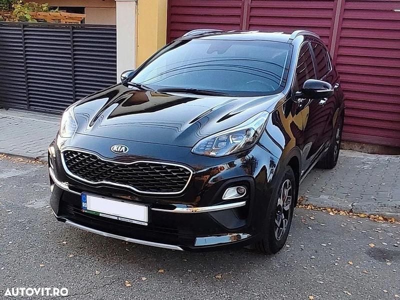 Culoarenegru Utilizat 2021 Kia Sportage SUV | 18.990 EUR (Preț bun) - Imagine 1/4