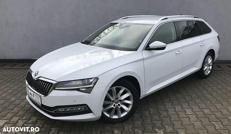 Second-hand Skoda Superb Style 200 CP (147 kW) 2022 Culoarealb Break