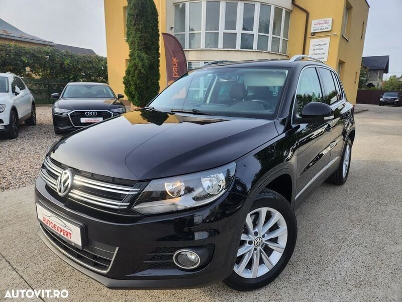 Negru Utilizat 2016 VW Tiguan Sportline SUV | 12.680 EUR (Super Preț) - Imagine 1/4