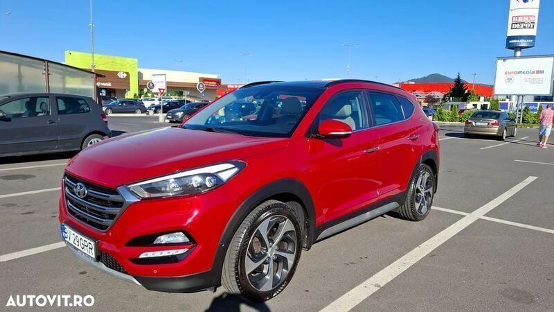 Rosu Utilizat 2018 Hyundai Tucson SUV | 17.900 EUR (Preț OK) - Imagine 1/4