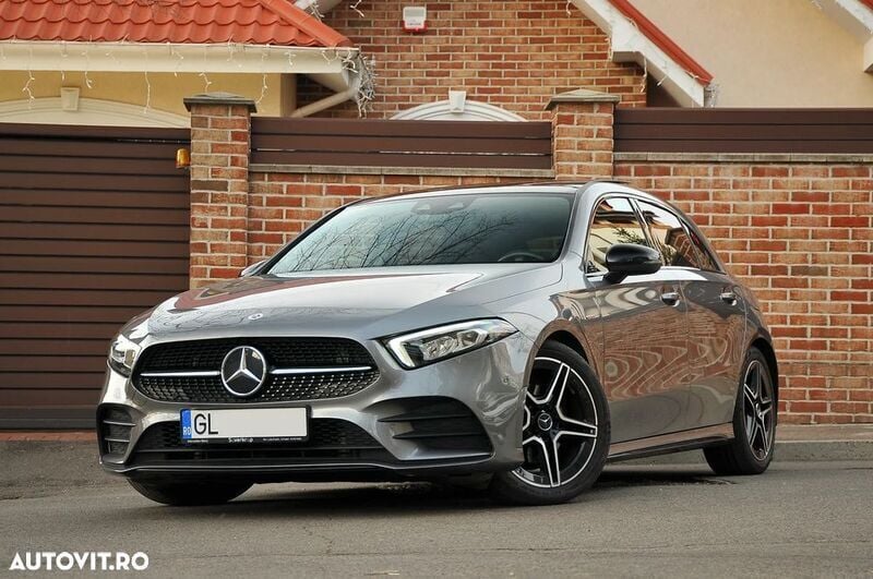 Gri Utilizat 2021 Mercedes A220 AMG line Hatchback | 27.900 EUR (Preț bun) - Imagine 1/4