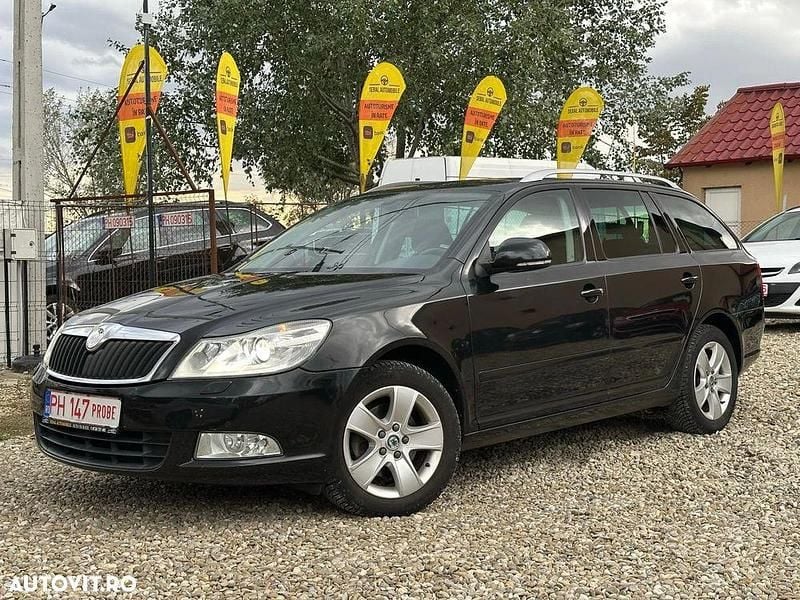 Culoarenegru Utilizat 2007 Skoda Octavia Business Line Break | 4.650 EUR (Scump) - Imagine 1/4