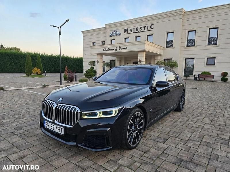 Culoarenegru Utilizat 2021 BMW 740L Comfort Edition Berlinǎ | 44.900 EUR (Preț OK) - Imagine 1/4