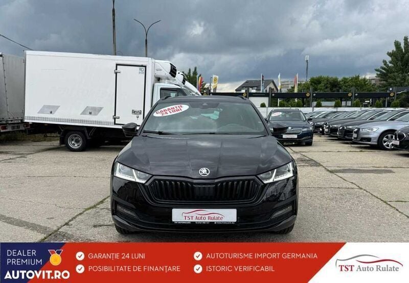 Negru Utilizat 2021 Skoda Octavia Break | 21.301 EUR - Imagine 1/4