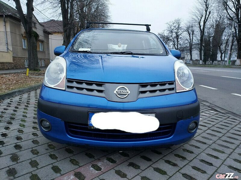 Albastru Utilizat 2007 Nissan Note Monovolum | 3.500 EUR - Imagine 1/4
