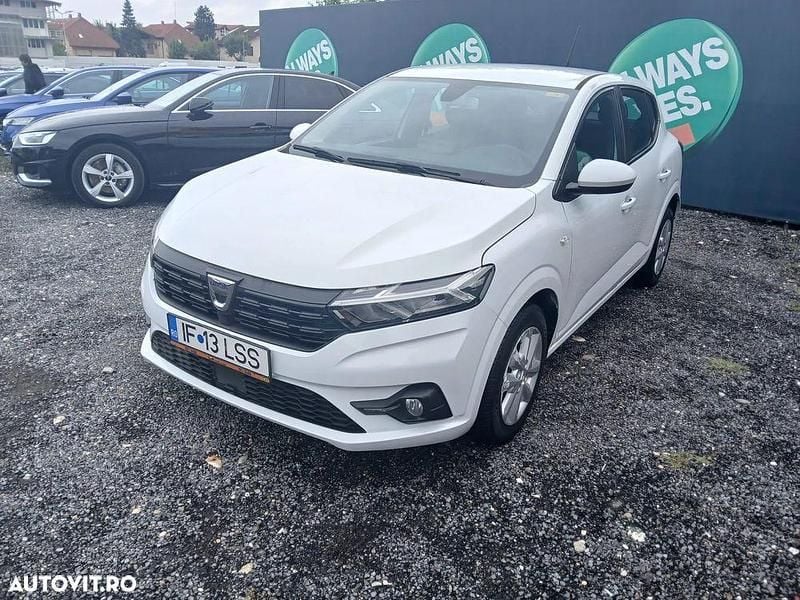Culoarealb Utilizat 2021 Dacia Sandero Essentiel Hatchback | 9.850 EUR (Preț OK) - Imagine 1/4