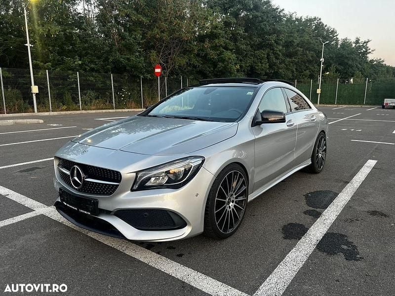 Argint Utilizat 2016 Mercedes CLA200 AMG line Coupe | 18.755 EUR (Puțin scump) - Imagine 1/4