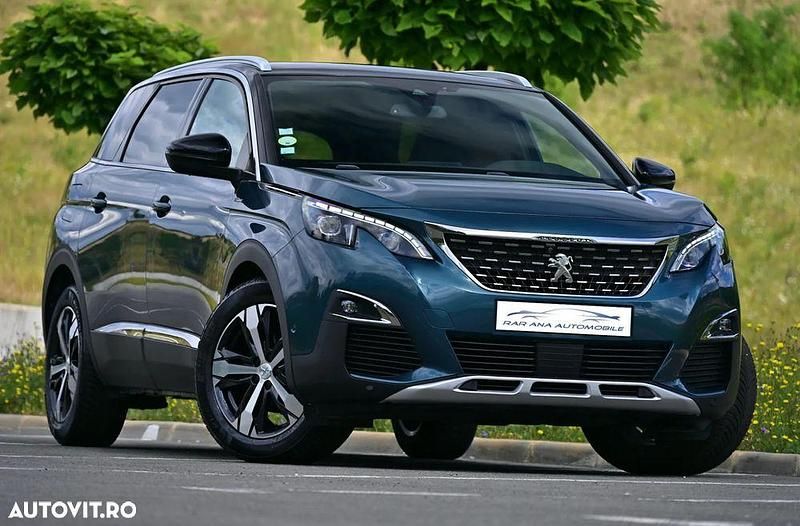Culoarealbastru Utilizat 2018 Peugeot 5008 GT Monovolum | 16.807 EUR (Puțin scump) - Imagine 1/4