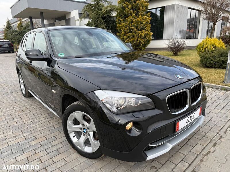 Negru Utilizat 2012 BMW X1 SUV | 7.390 EUR (Super Preț) - Imagine 1/4
