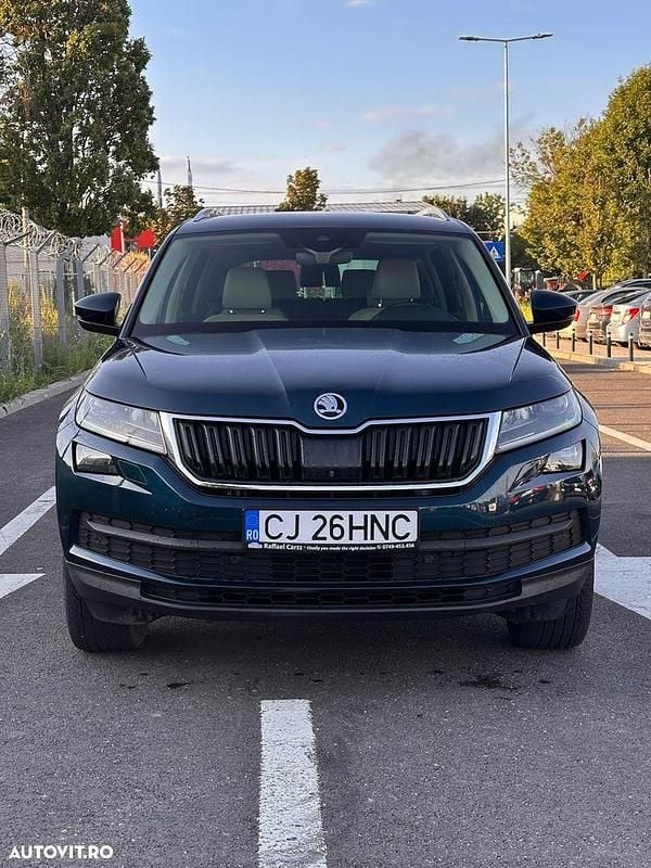 Second-hand Skoda Kodiaq Style 150 CP (110 kW) 2018 Culoareverde SUV