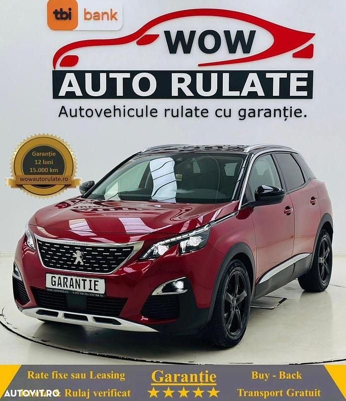 Rosu Utilizat 2018 Peugeot 3008 SUV | 14.290 EUR (Preț OK) - Imagine 1/4