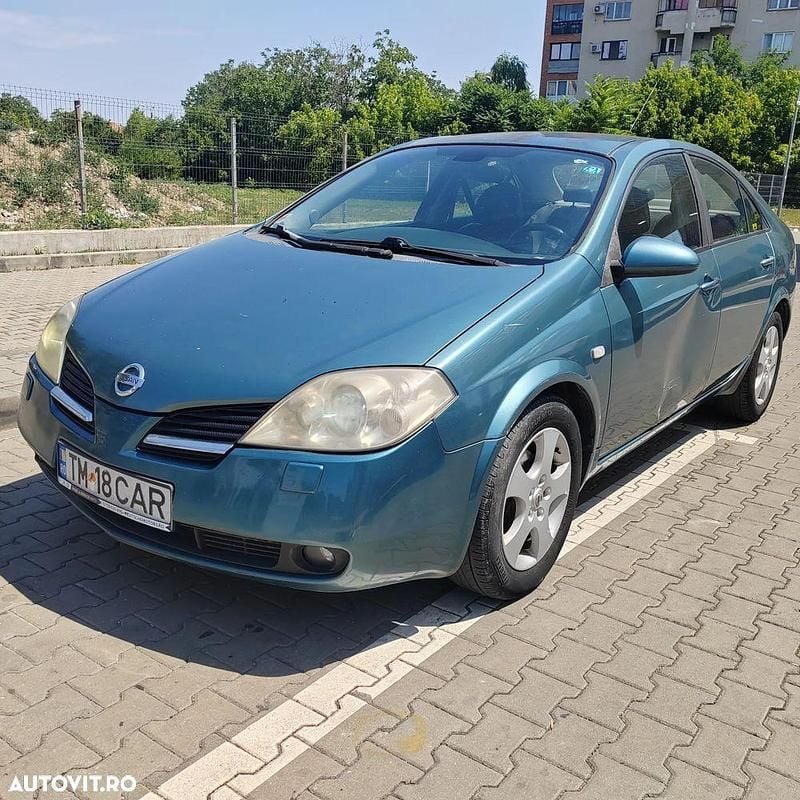 Albastru Utilizat 2004 Nissan Primera Tekna Berlinǎ | 1.499 EUR - Imagine 1/4