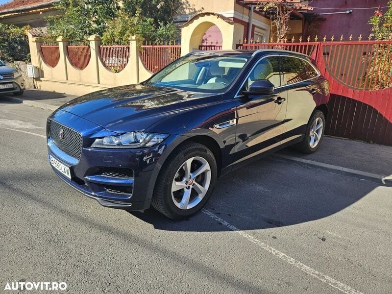 Albastru Utilizat 2019 Jaguar F-Pace Portfolio SUV | 21.890 EUR - Imagine 1/4