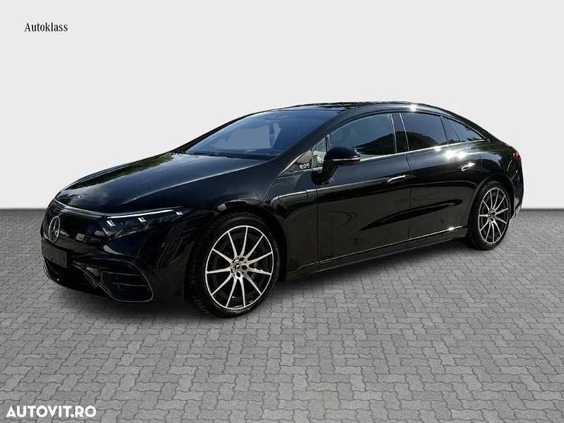 Second-hand Mercedes EQS450+ AMG line 264 kW (360 CP) 2022 Negru Berlinǎ