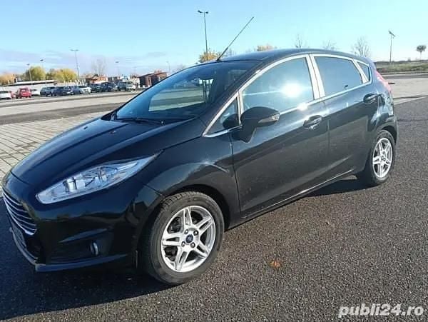 Negru Utilizat 2014 Ford Fiesta Hatchback | 5.750 EUR (Preț OK) - Imagine 1/4