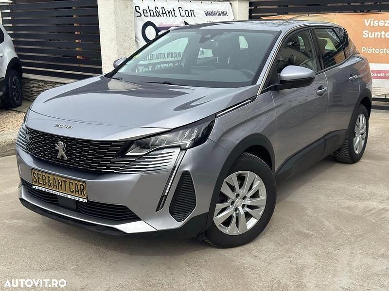 Gri Utilizat 2021 Peugeot 3008 Allure SUV | 16.335 EUR (Preț OK) - Imagine 1/4