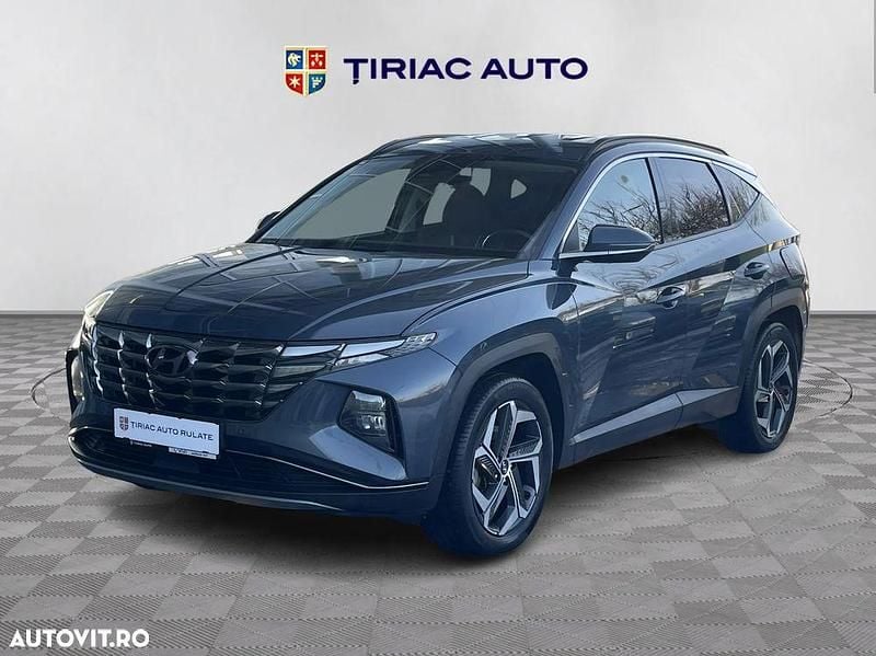 Culoarealbastru Utilizat 2021 Hyundai Tucson Premium SUV | 23.990 EUR (Preț OK) - Imagine 1/4