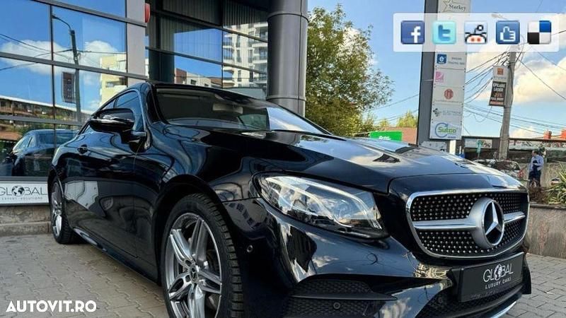 Culoarenegru Utilizat 2019 Mercedes E200 Coupe | 34.900 EUR (Preț OK) - Imagine 1/4