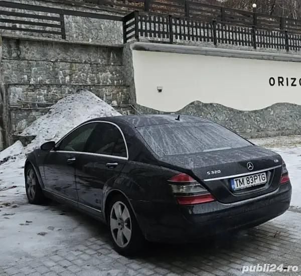 Second-hand Mercedes S320 285 CP (209 kW) 2007 Negru Berlinǎ