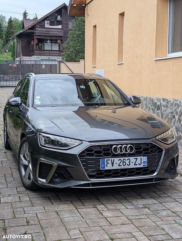 Gri Utilizat 2020 Audi A4 S-Line Break | 18.999 EUR (Preț OK) - Imagine 1/4