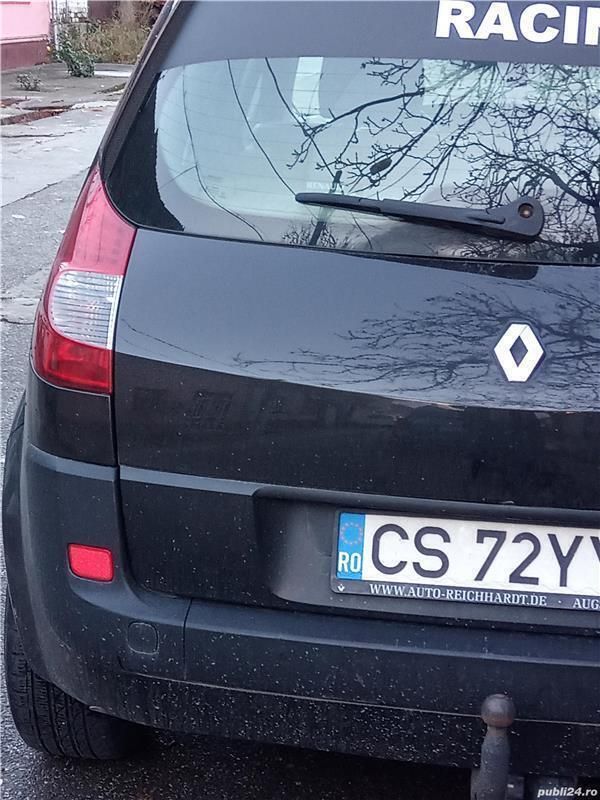Negru Utilizat 2008 Renault Grand Scénic II Monovolum | 2.800 EUR - Imagine 1/4