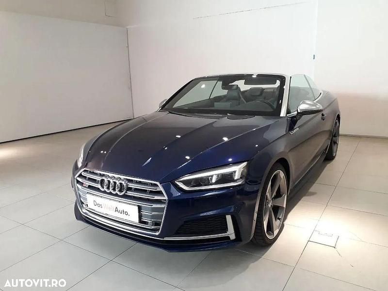 Culoarealbastru Utilizat 2018 Audi S5 Cabriolet Cabrio | 32.600 EUR - Imagine 1/4