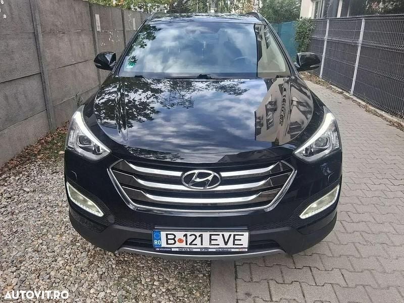 Culoarenegru Utilizat 2015 Hyundai Santa Fe SUV | 11.300 EUR (Super Preț) - Imagine 1/4
