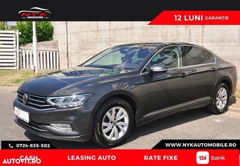 Gri Utilizat 2022 VW Passat Business Berlinǎ | 18.500 EUR (Preț OK) - Imagine 1/4