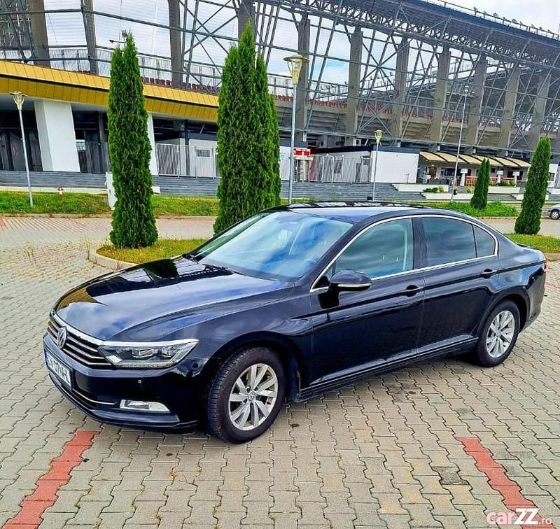 Negru Utilizat 2018 VW Passat Berlinǎ | 10.600 EUR (Super Preț) - Imagine 1/4