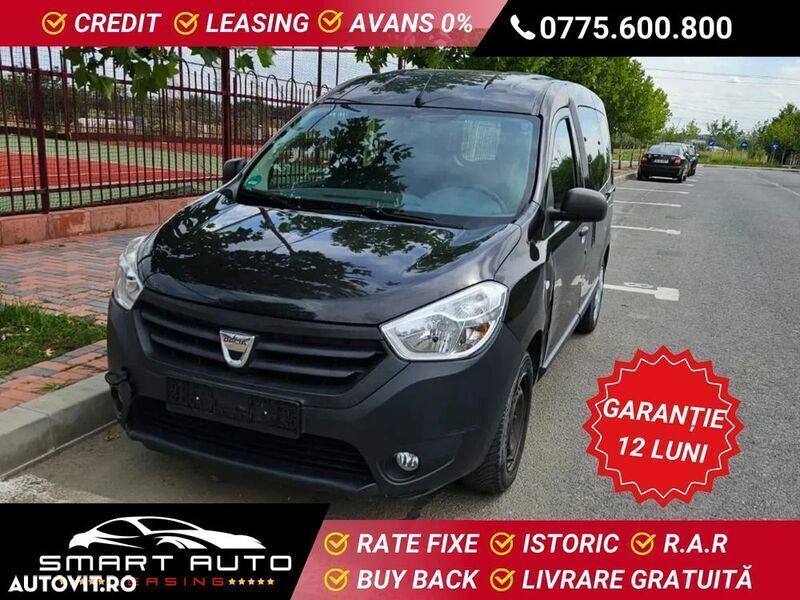 Negru Utilizat 2016 Dacia Dokker Lauréate Van | 2.999 EUR - Imagine 1/4