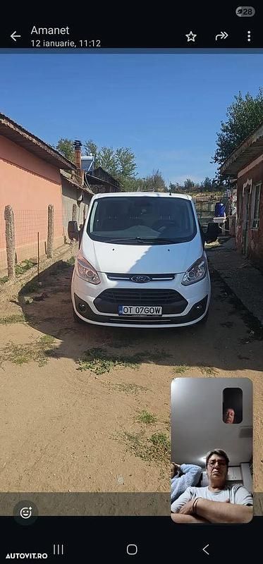 Second-hand Ford Transit Custom 130 CP (95 kW) 2017 Culoarealb Monovolum