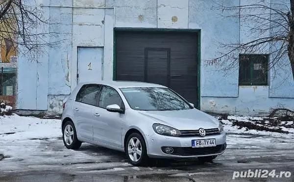 Second-hand VW Golf VI Team 102 CP (75 kW) 2010 Argintiu Hatchback