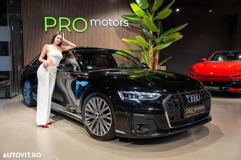 Culoarenegru Utilizat 2023 Audi A8 Berlinǎ | 65.800 EUR (Scump) - Imagine 1/4